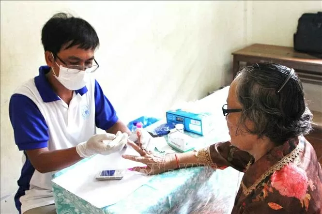 Charitable medical examination and treatment for underprivileged people in Cambodia