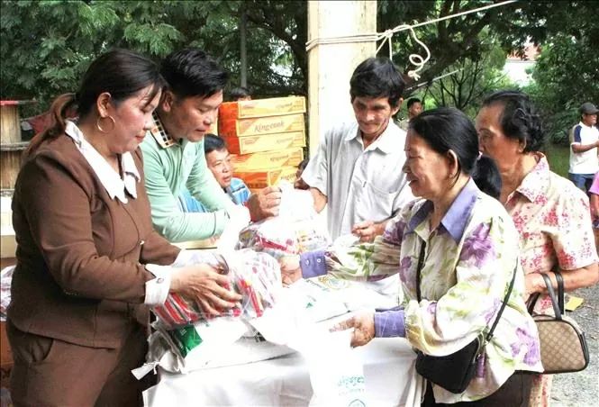 Charitable medical examination and treatment for underprivileged people in Cambodia