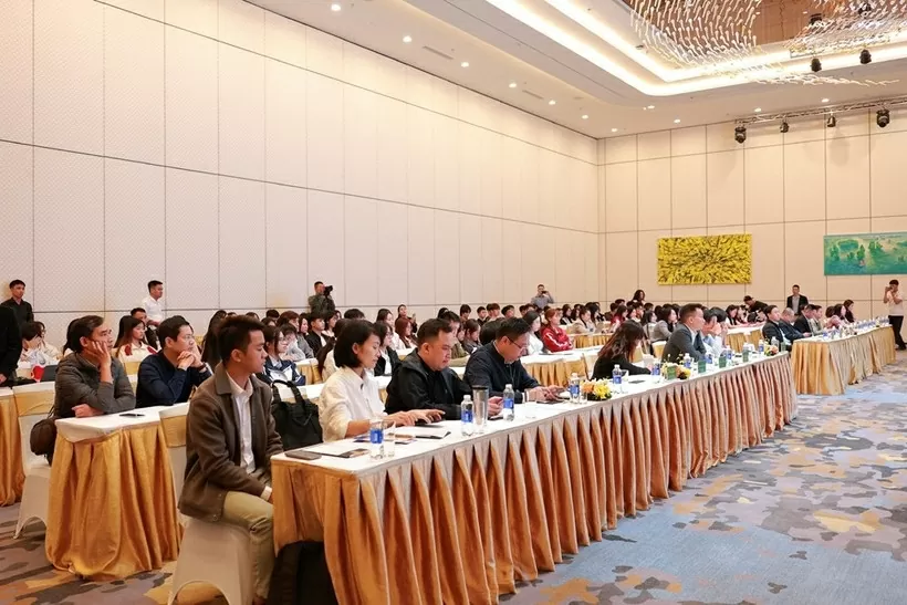 A view of the conference on technology application for developing digital trade database held on November 1, 2025. (Photo: VNA)