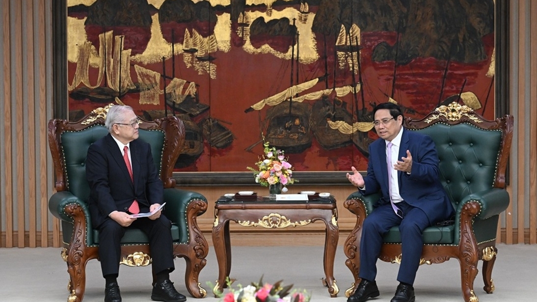 Prime Minister Pham Minh Chinh receives delegation from Japan-Vietnam Friendship Association in the Kansai Region