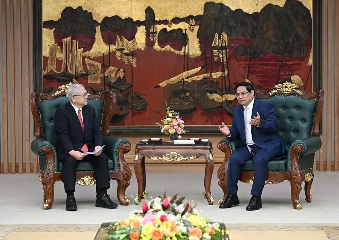 Prime Minister Pham Minh Chinh receives delegation from Japan-Vietnam Friendship Association in the Kansai Region