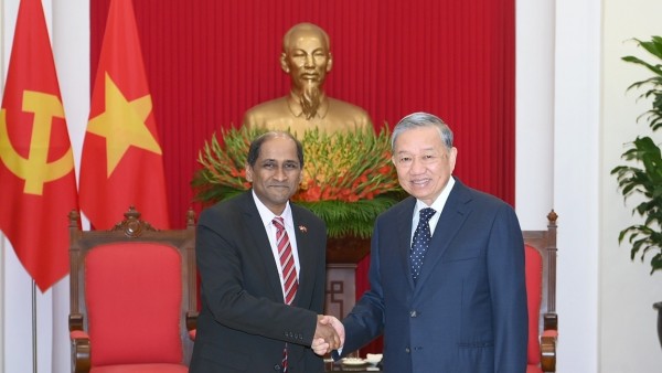 Party chief To Lam: Vietnam always considers Singapore as a close friend, a trusted companion, and a key economic partner