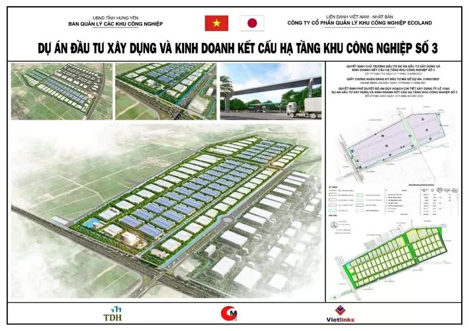 Perspective of Industrial Park No. 3, Hung Yen.