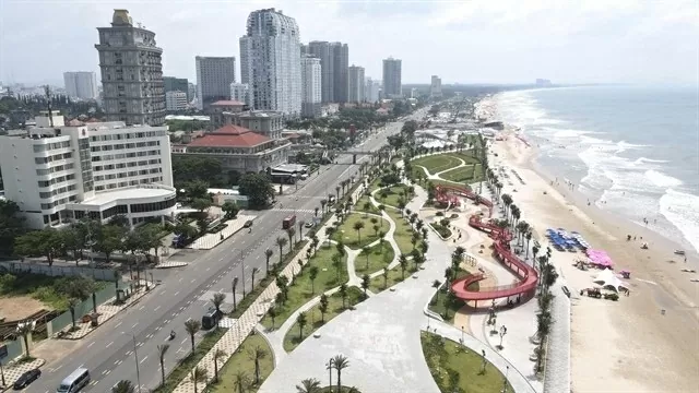 A view of Bai Sau Beach in HCM City&rsquo;s Vung Tau ward. (Photo: VNA)