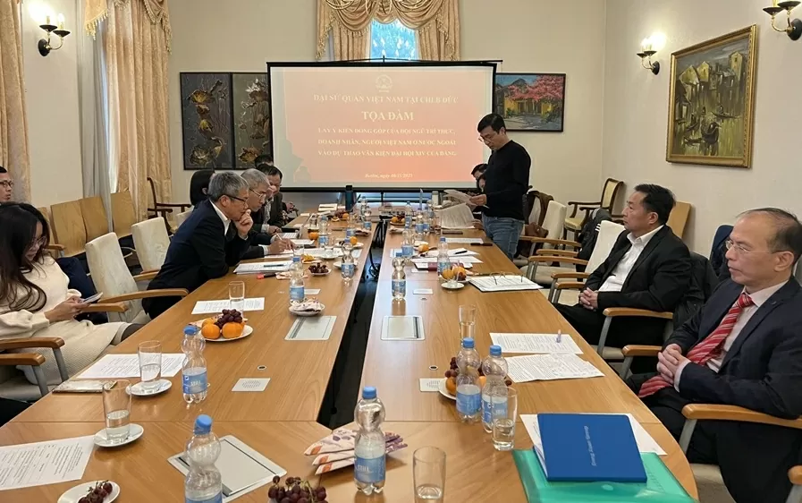Overseas Vietnamese community in Germany contribute ideas to Draft Documents for the 14th National Party Congress Overseas Vietnamese community in Germany contribute ideas to Draft Documents for the 14th National Party Congress