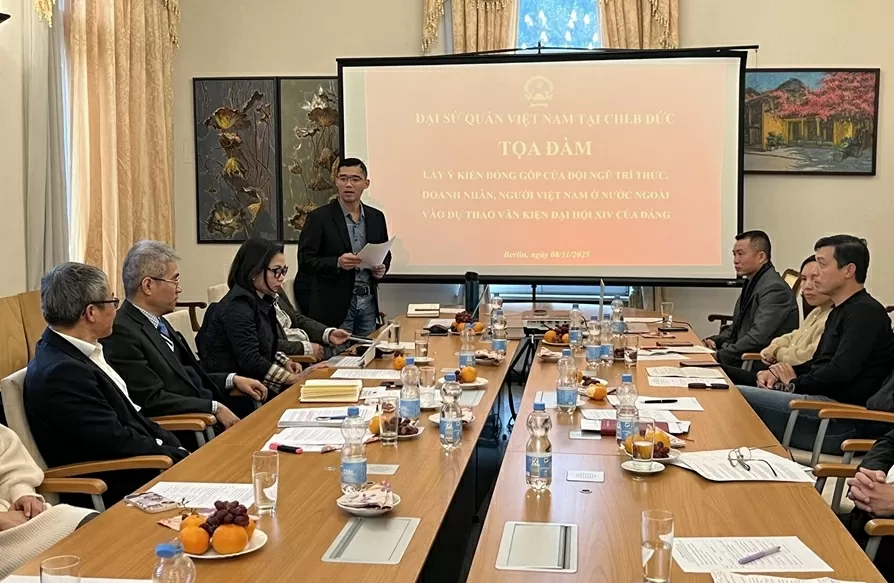 Overseas Vietnamese community in Germany contribute ideas to Draft Documents for the 14th National Party Congress Overseas Vietnamese community in Germany contribute ideas to Draft Documents for the 14th National Party Congress