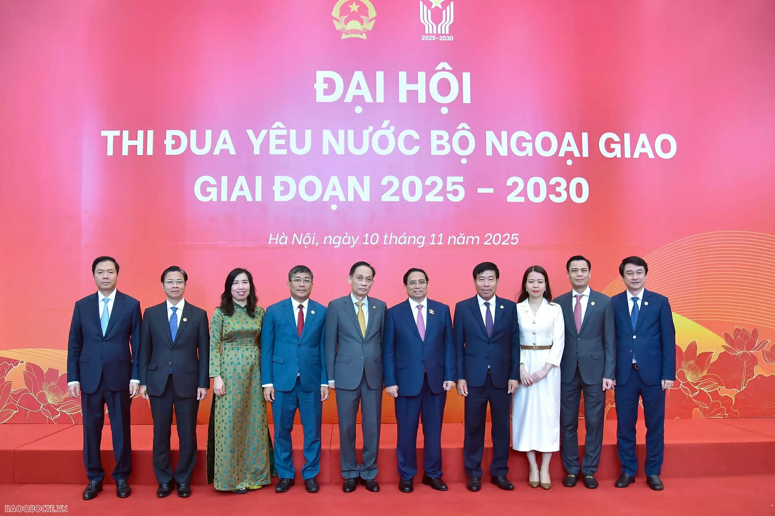 Prime Minister Pham Minh Chinh attends Foreign Ministry's Patriotic Emulation Congress for the 2025-2030 period