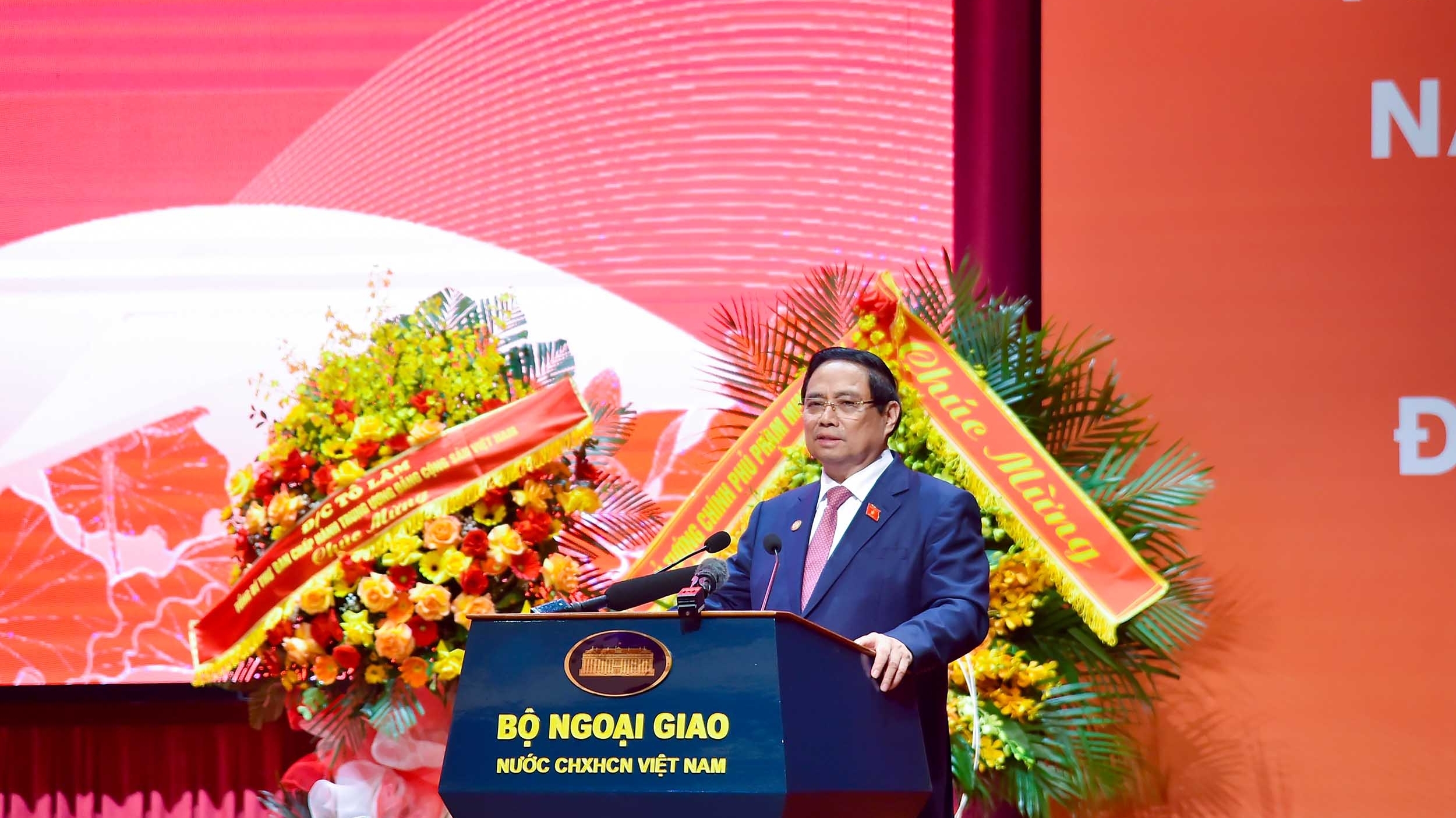 Prime Minister Pham Minh Chinh attends Foreign Ministry's Patriotic Emulation Congress for the 2025-2030 period