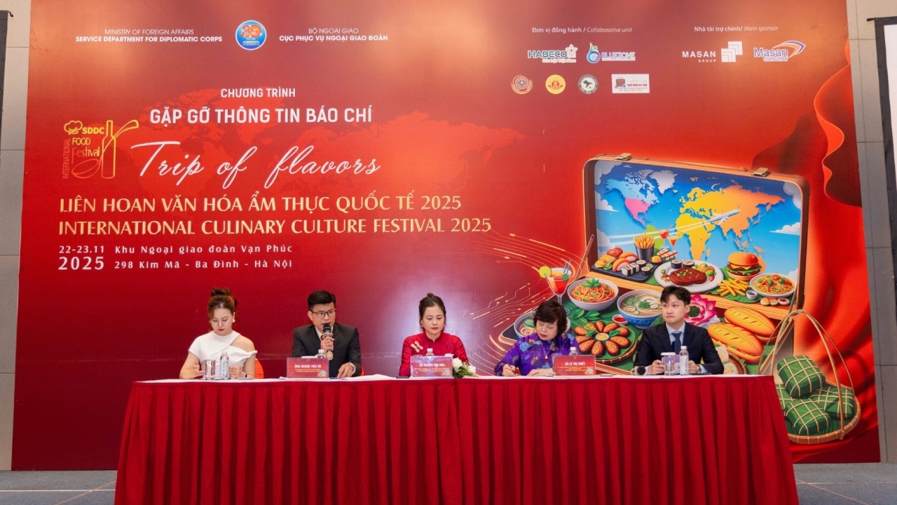 Press briefing introduces a vibrant tapestry of Vietnamese and international culinary quintessence