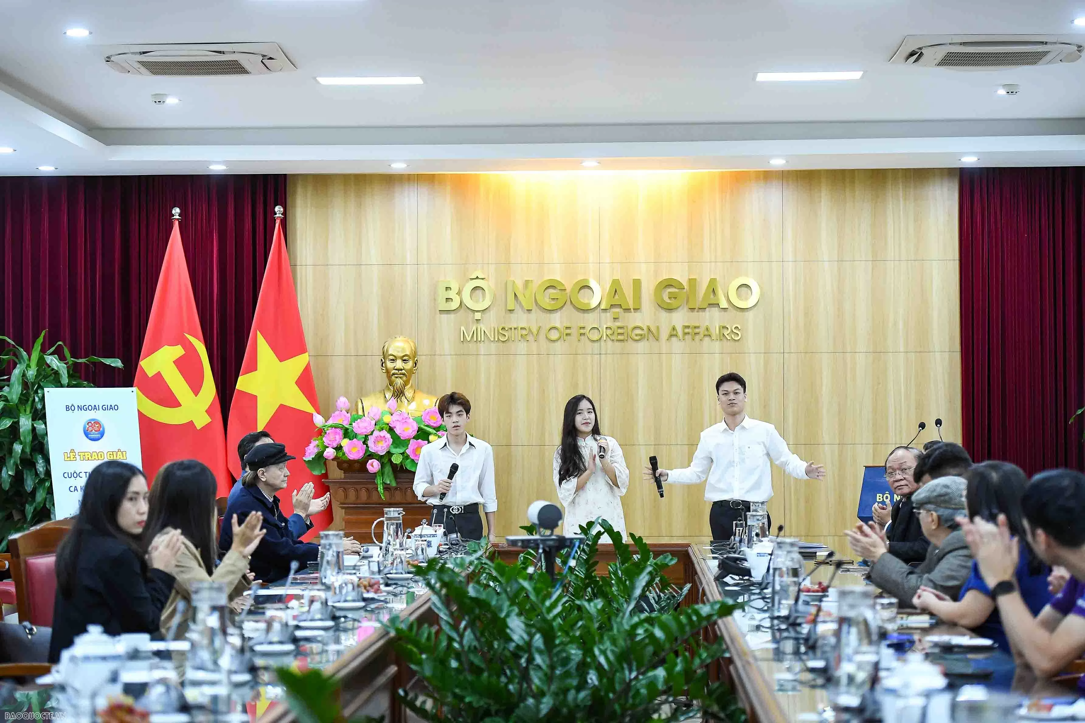 Awards ceremony for the Diplomatic sector songwriting contest and competitions celebrating 80 years of establishment