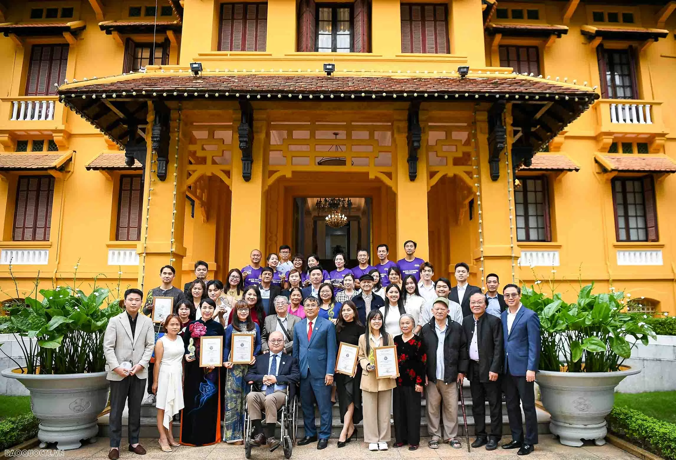 Awards ceremony for the Diplomatic sector songwriting contest and competitions celebrating 80 years of establishment