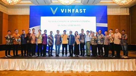 VinFast signs deals with Indonesia’s financial partners to promote green mobility transition