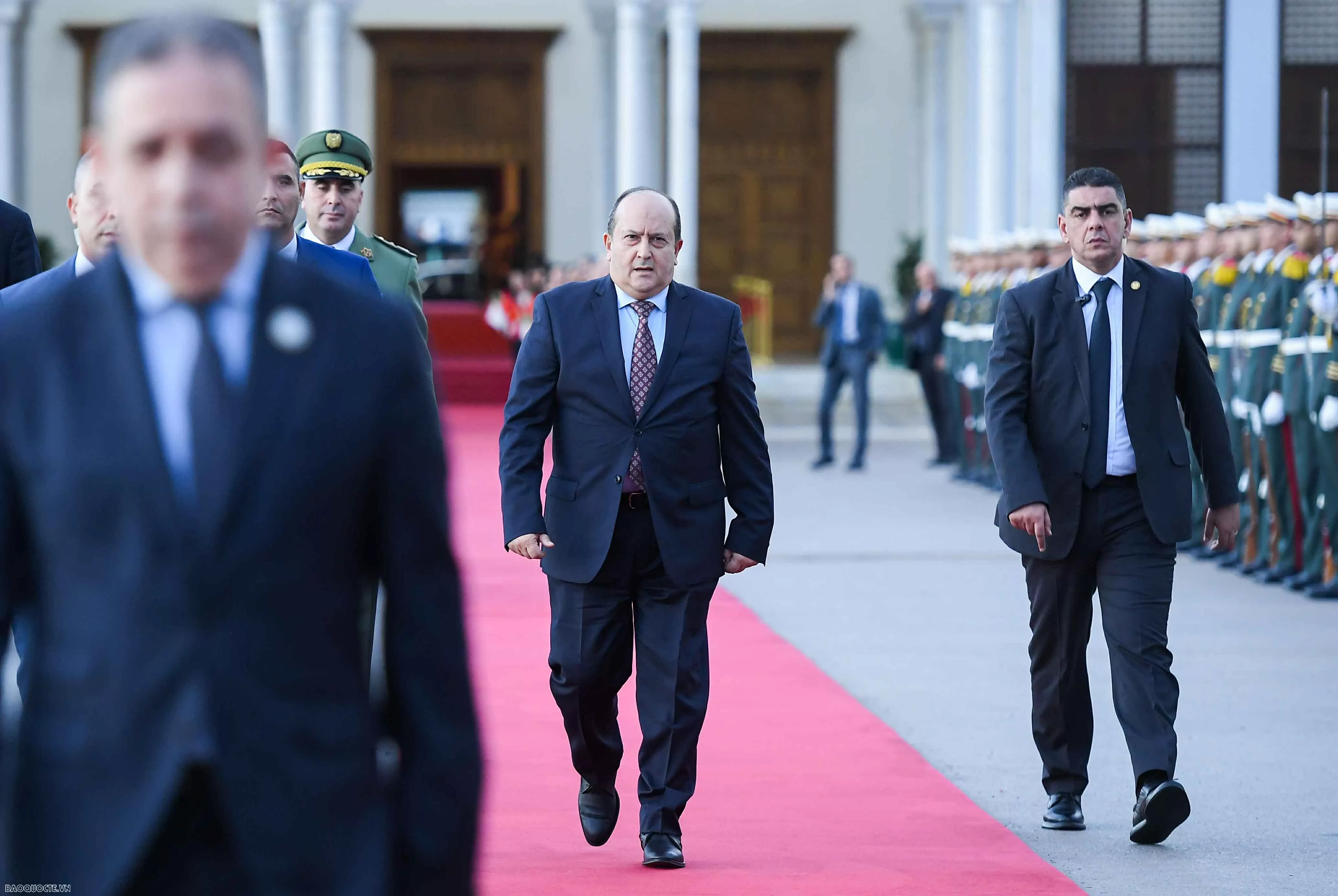 Welcome ceremony held for Prime Minister Pham Minh Chinh and spouse in Algeria Welcome ceremony held for Prime Minister Pham Minh Chinh and spouse in Algeria
