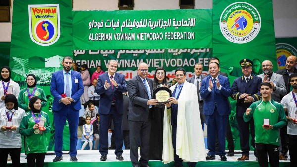 Prime Minister and spouse attend performance by Algeria's National Vovinam Team