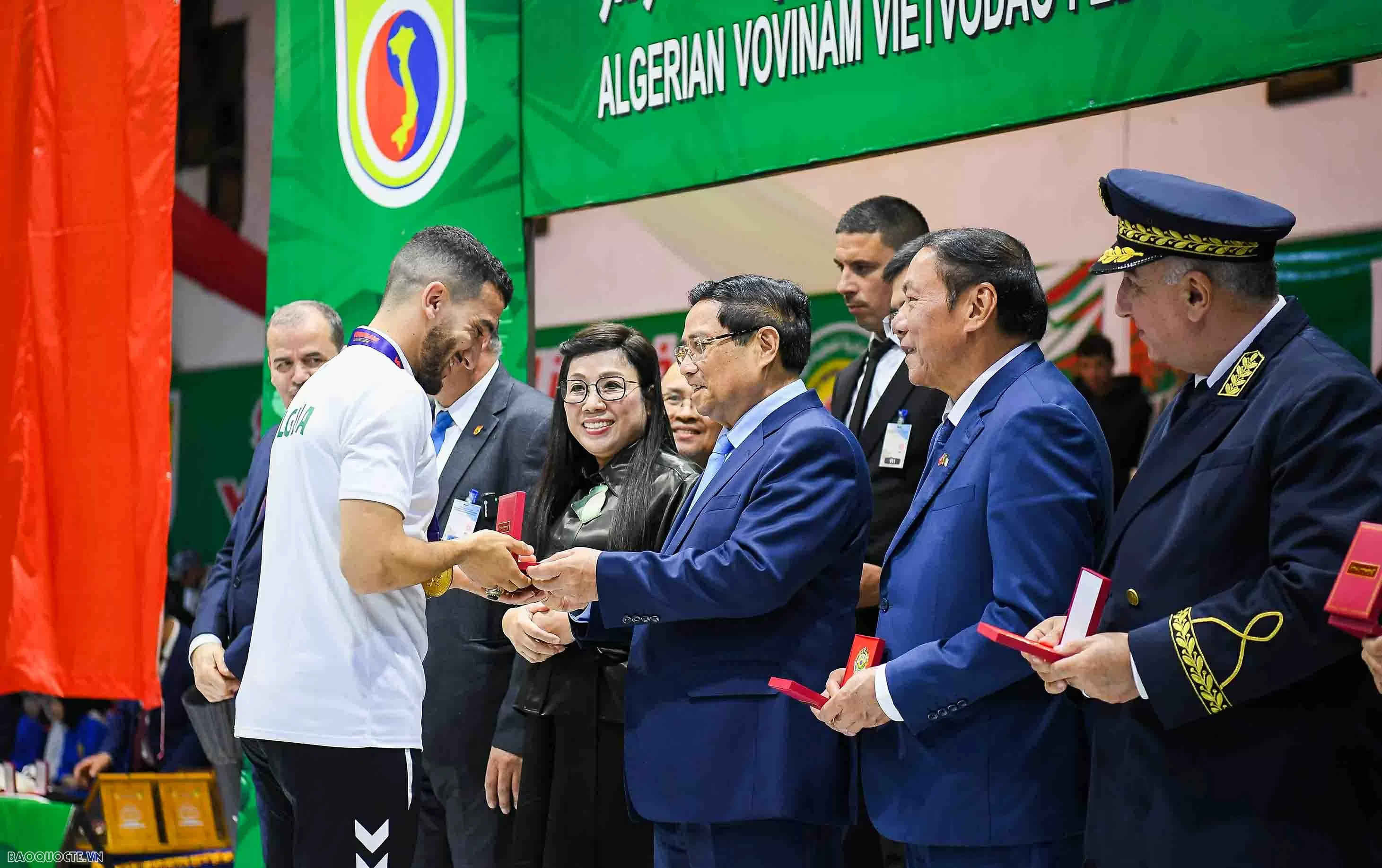 Prime Minister and spouse attend performance by Algeria's National Vovinam Team