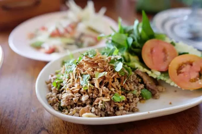 Laap (Larb) là món ngon có tiếng của Lào. (Nguồn: Indie Traveller)
