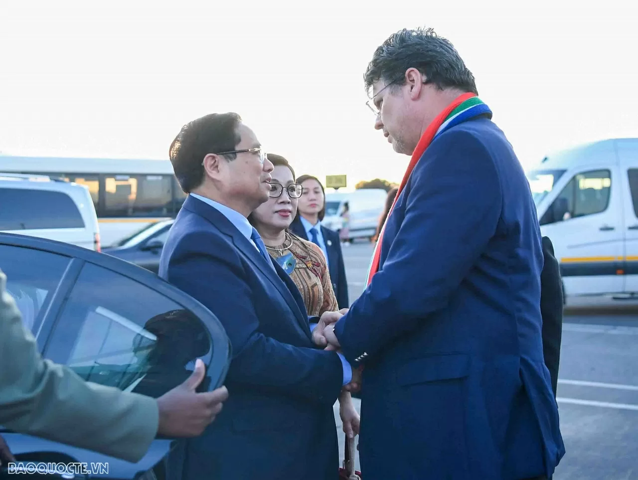 Prime Minister Pham Minh Chinh and spouse conclude trip to South Africa Prime Minister Pham Minh Chinh and spouse conclude trip to South Africa
