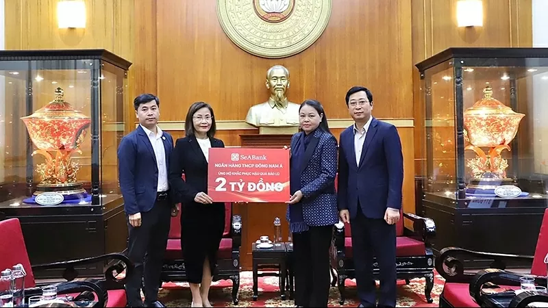BRG Group and SeABank donate 5 billion VND to support disaster relief efforts