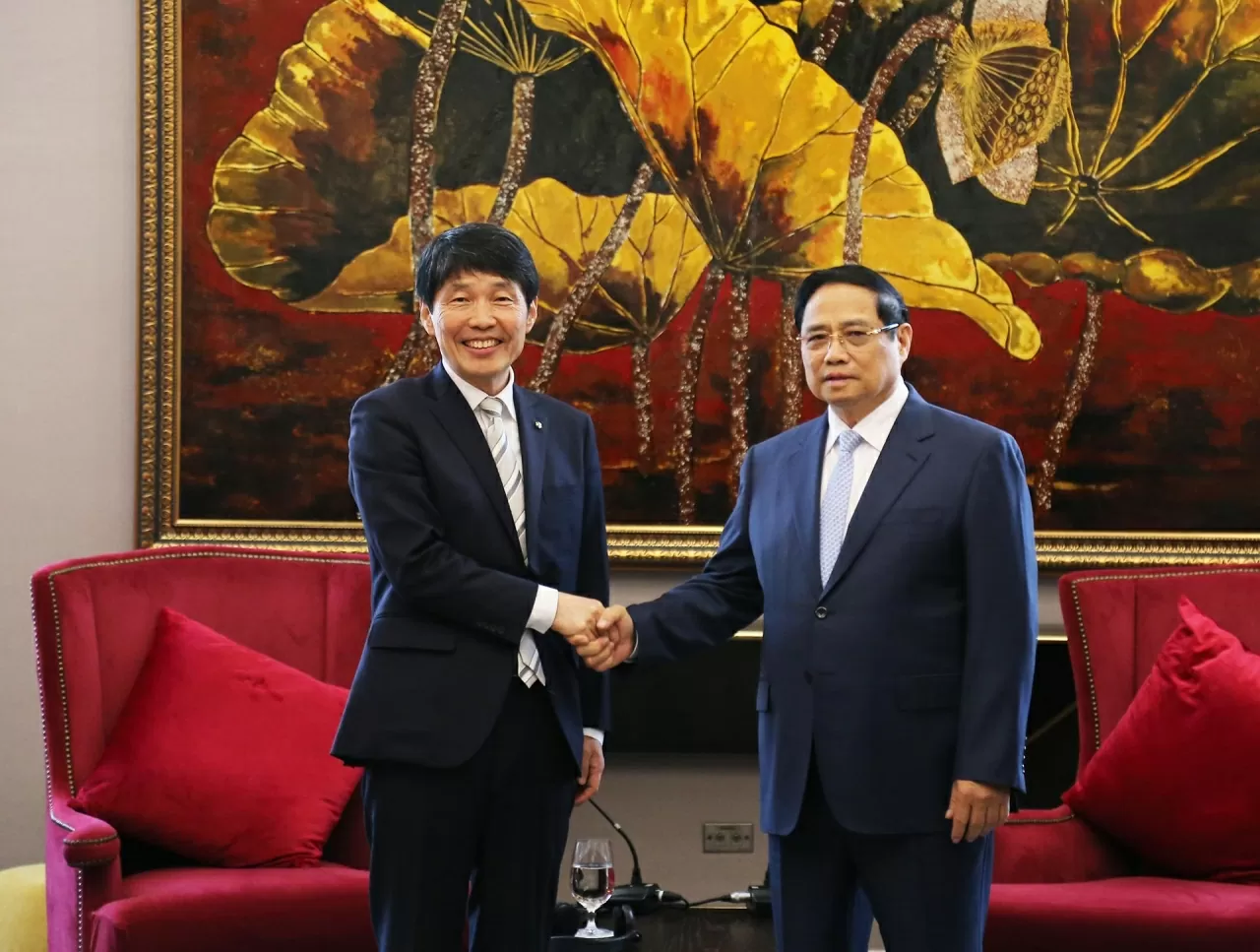 Prime Minister Pham Minh Chinh receives Governor of Gunma Prefecture and Japanese delegation in Quang Ninh