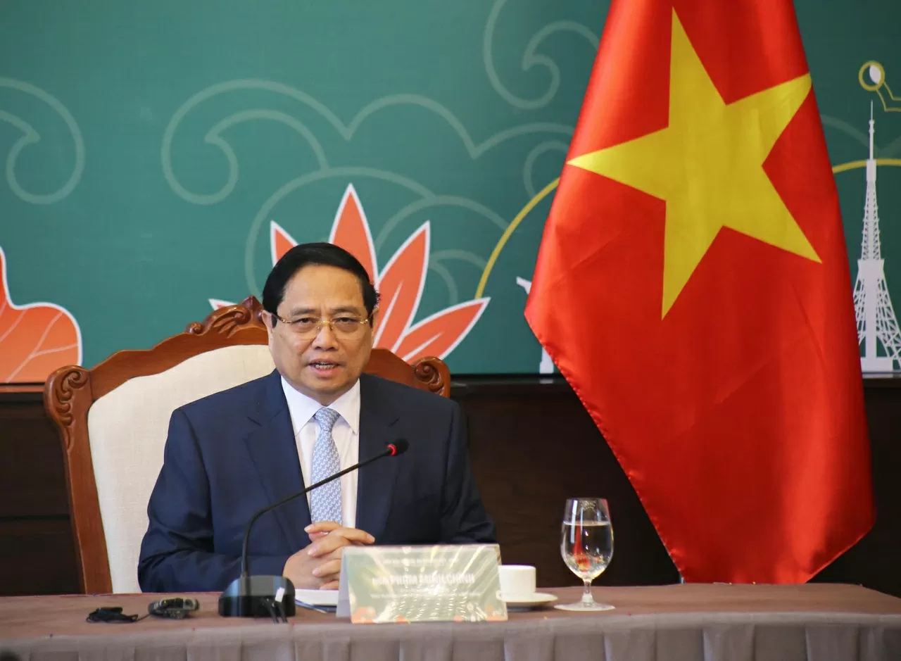 Prime Minister Pham Minh Chinh receives Governor of Gunma Prefecture and Japanese delegation in Quang Ninh