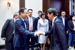 Minister of Foreign Affairs Le Hoai Trung welcomes the Governor of Japan's Gunma Prefecture