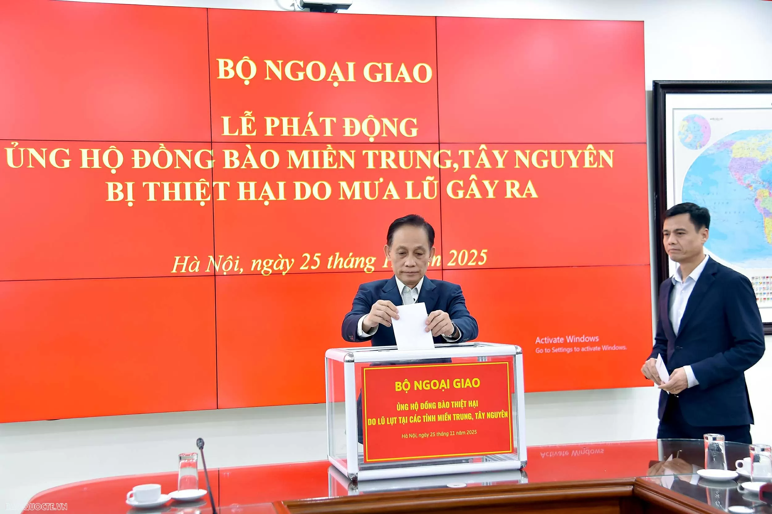 Ministry of Foreign Affairs launches fundraising to support flood-affected communities
