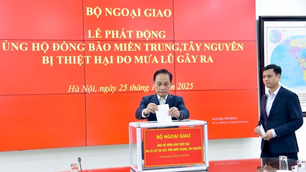 Ministry of Foreign Affairs launches fundraising to support flood-affected communities