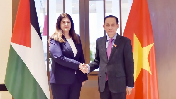 Vietnam-Palestine Foreign Ministers hold talks: Strengthening solidarity, promoting bilateral cooperation