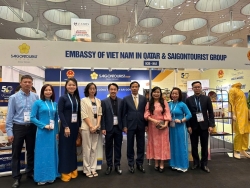 Promoting the image of a friendly, safe, and culturally rich Vietnam at Qatar Travel Mart 2025