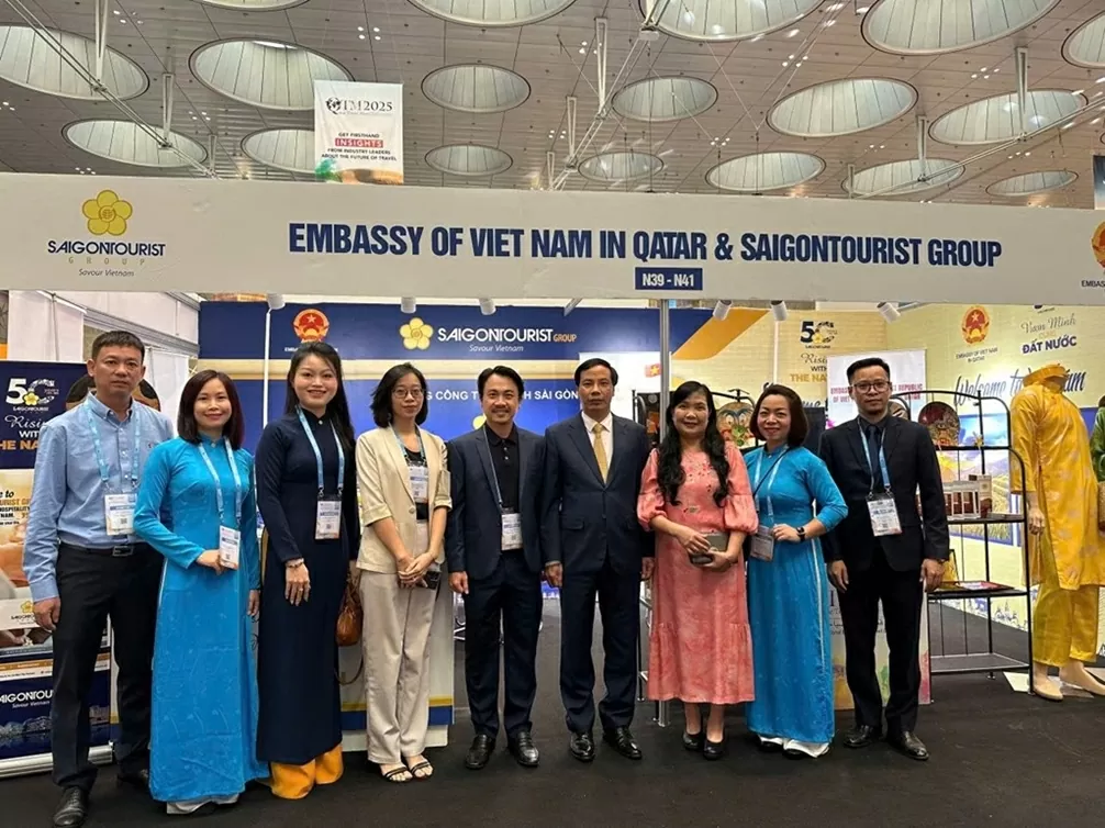 Promoting the image of a friendly, safe, and culturally rich Vietnam at Qatar Travel Mart 2025