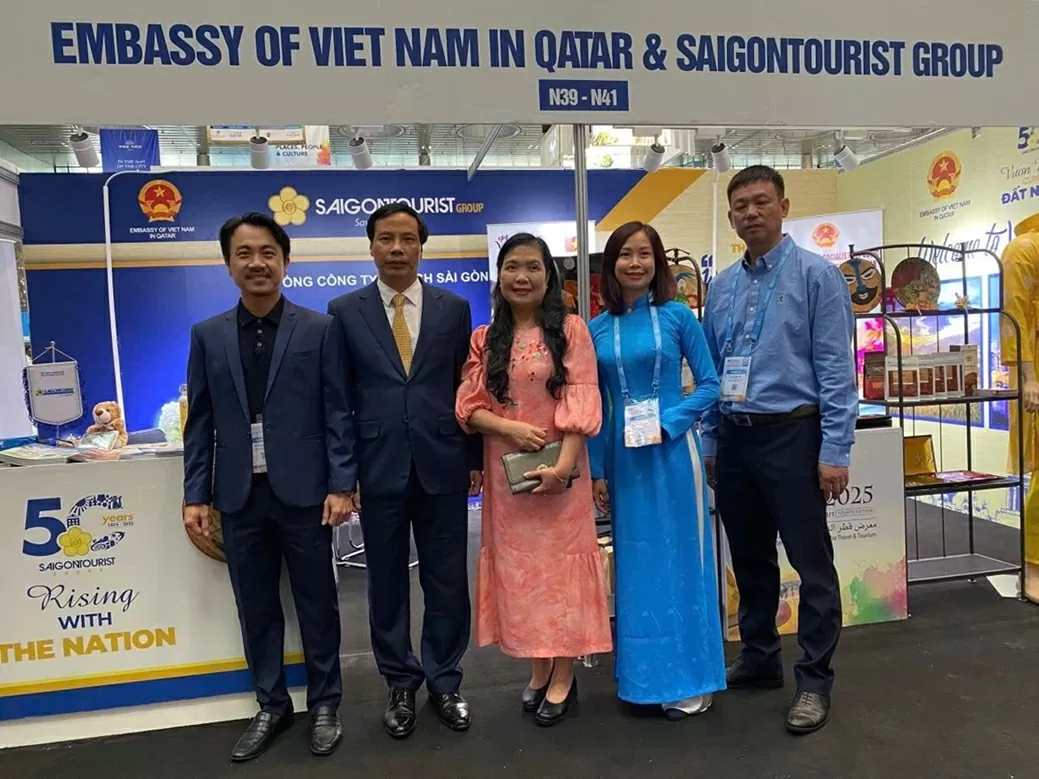 Promoting the image of a friendly, safe, and culturally rich Vietnam at Qatar Travel Mart 2025 Promoting the image of a friendly, safe, and culturally rich Vietnam at Qatar Travel Mart 2025