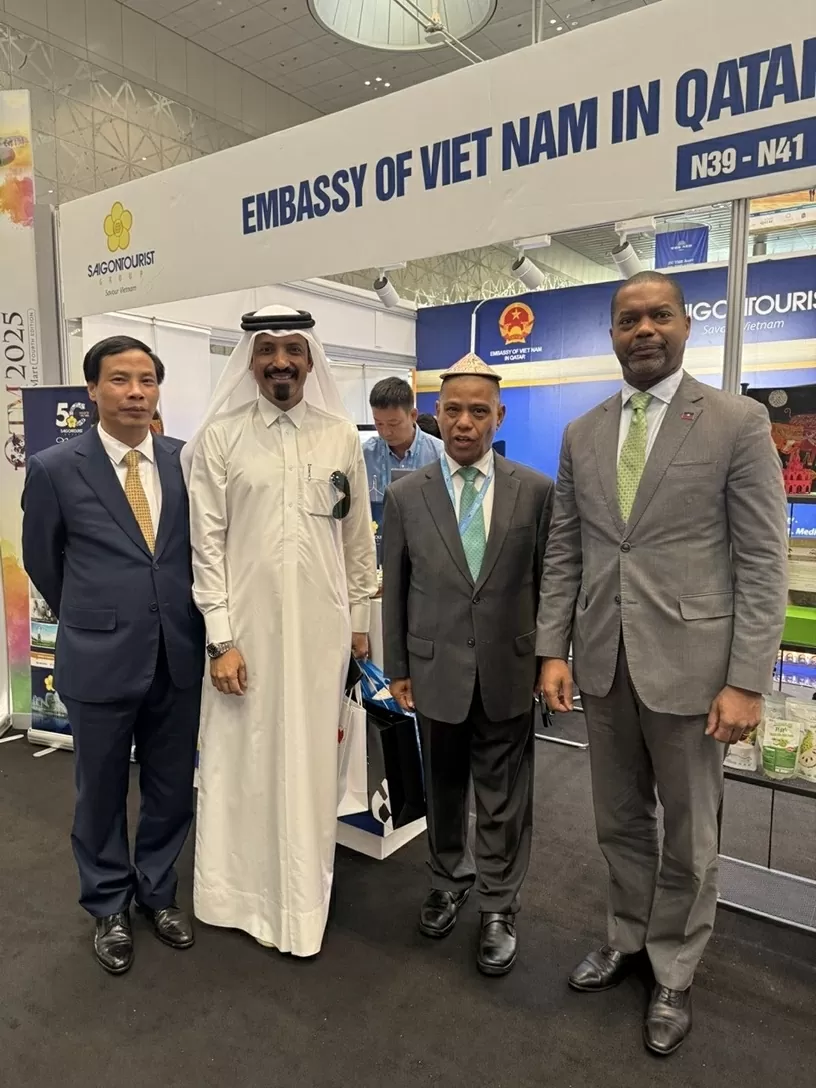 Promoting the image of a friendly, safe, and culturally rich Vietnam at Qatar Travel Mart 2025 Promoting the image of a friendly, safe, and culturally rich Vietnam at Qatar Travel Mart 2025