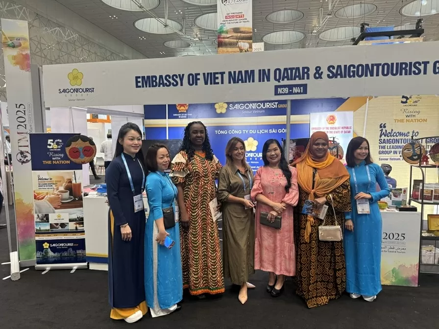 Promoting the image of a friendly, safe, and culturally rich Vietnam at Qatar Travel Mart 2025 Promoting the image of a friendly, safe, and culturally rich Vietnam at Qatar Travel Mart 2025