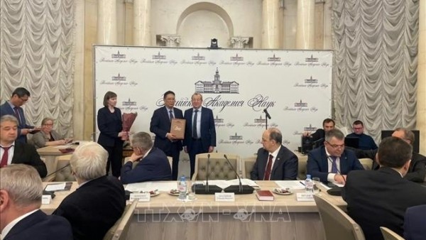 Vietnam welcomes fourth representative honored in the Russian Academy of Sciences
