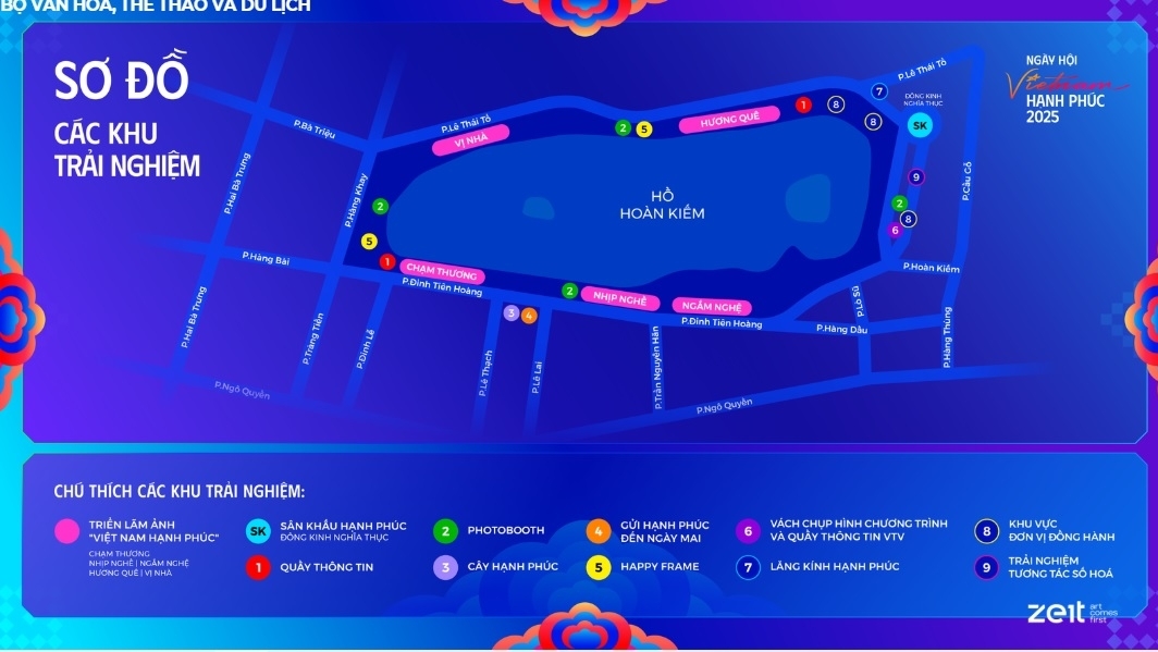 Vietnam Happy Festival: Experience a journey through 13 Emotional Moments on the 'Path of Happiness'