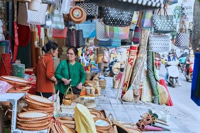 A store on Hang Chieu street, Hanoi. (Photo: VNA)