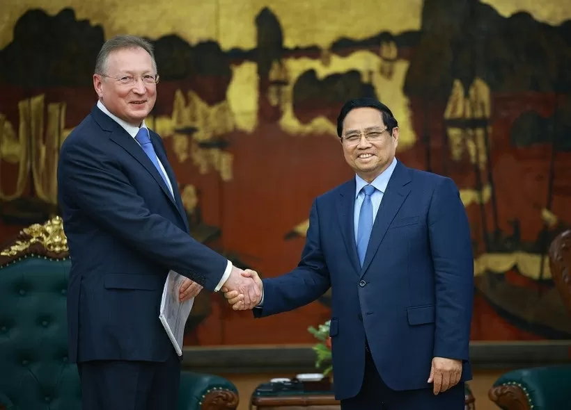 PM Pham Minh Chinh: Oil and gas is considered a cornerstone of Vietnam-Russia Comprehensive Strategic Partnership PM Pham Minh Chinh: Oil and gas is considered a cornerstone of Vietnam-Russia Comprehensive Strategic Partnership