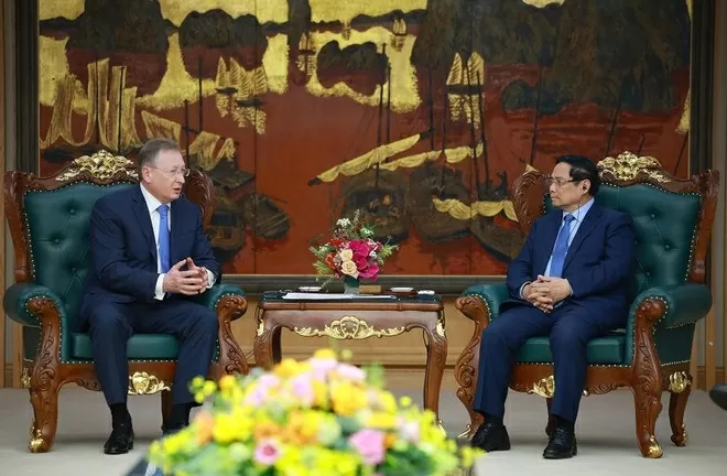 PM Pham Minh Chinh: Oil and gas is considered a cornerstone of Vietnam-Russia Comprehensive Strategic Partnership PM Pham Minh Chinh: Oil and gas is considered a cornerstone of Vietnam-Russia Comprehensive Strategic Partnership