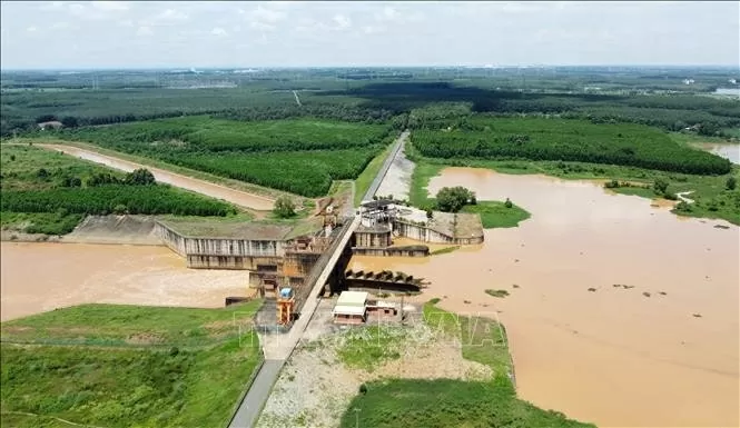 Phuoc Hoa reservoir area. (Photo: VNA)