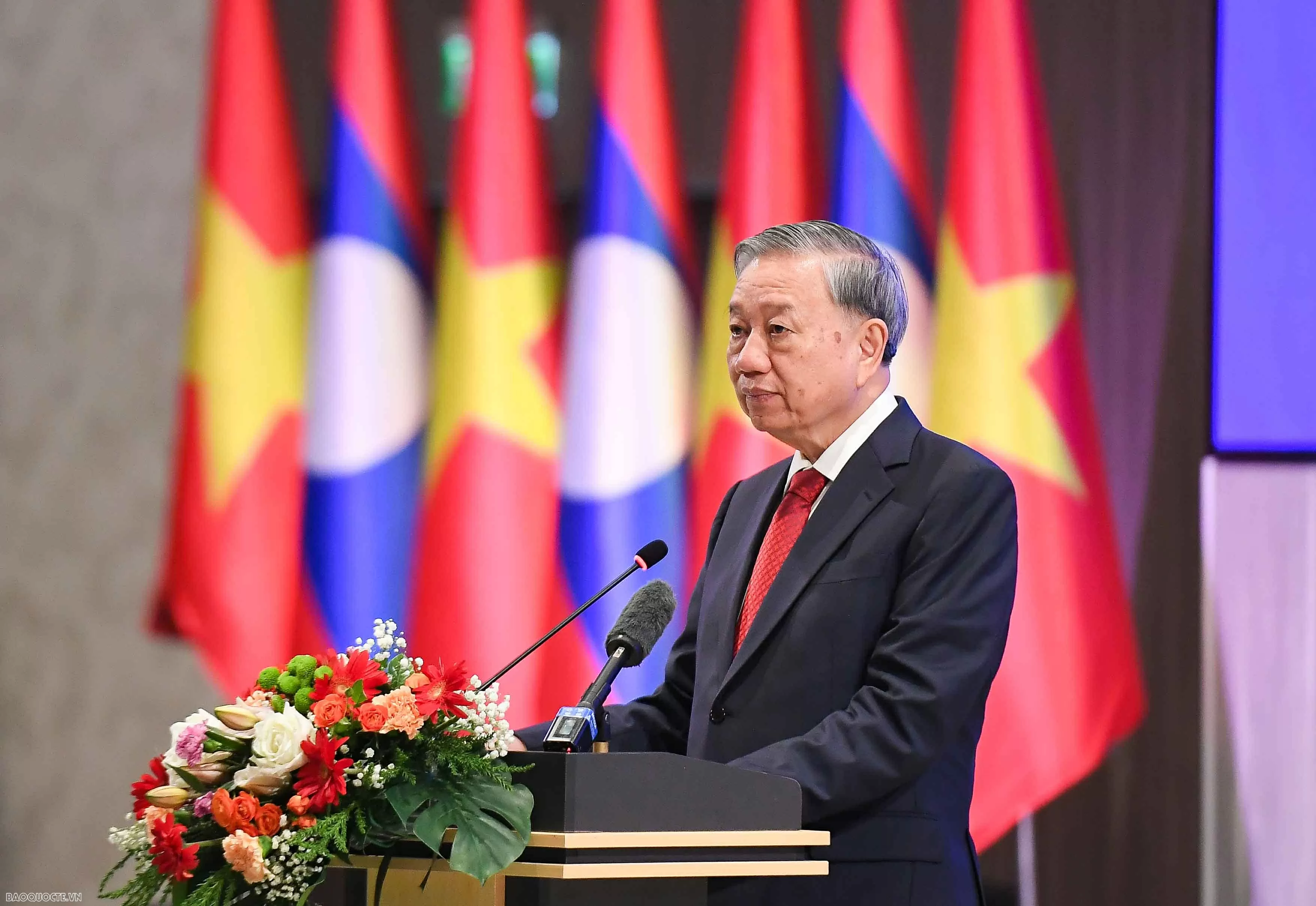 State Banquet held for General Secretary To Lam and spouse in Laos