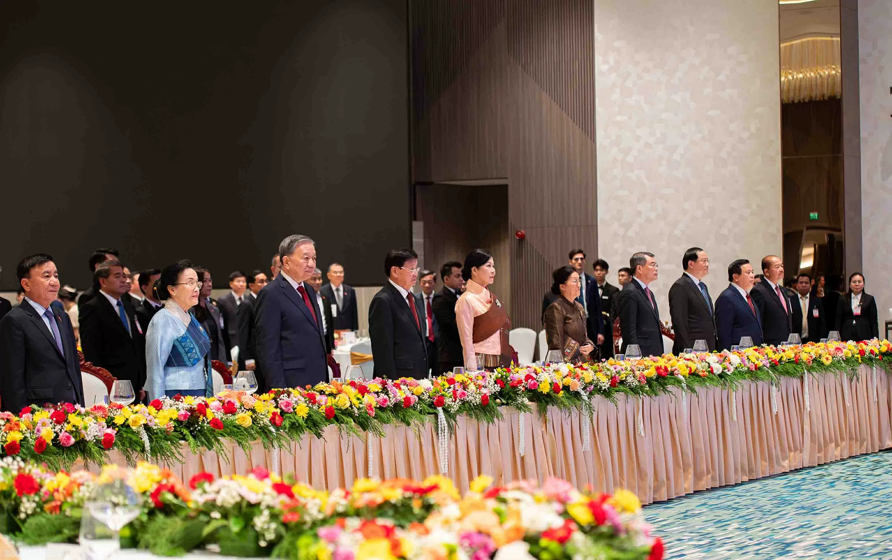 State Banquet held for General Secretary To Lam and spouse in Laos