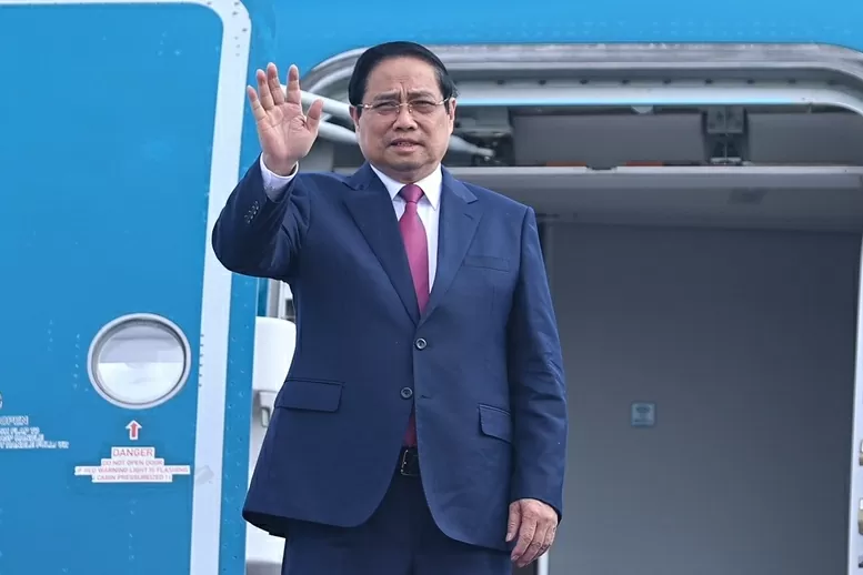 Prime Minister Pham Minh Chinh arrives in Vientiane, beginning official visit to Laos Prime Minister Pham Minh Chinh arrives in Vientiane, beginning official visit to Laos