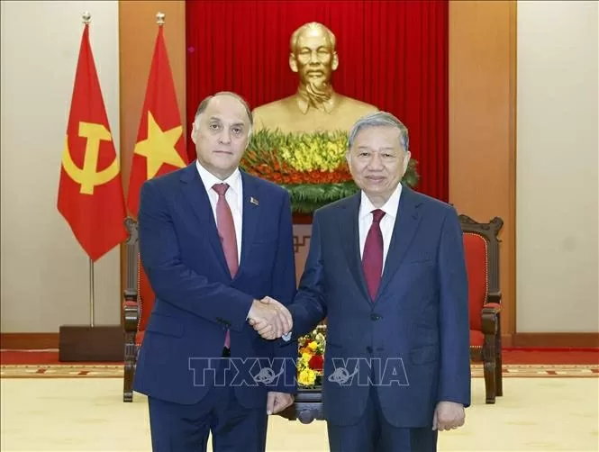 General Secretary To Lam receives Belarus Security Council Secretary