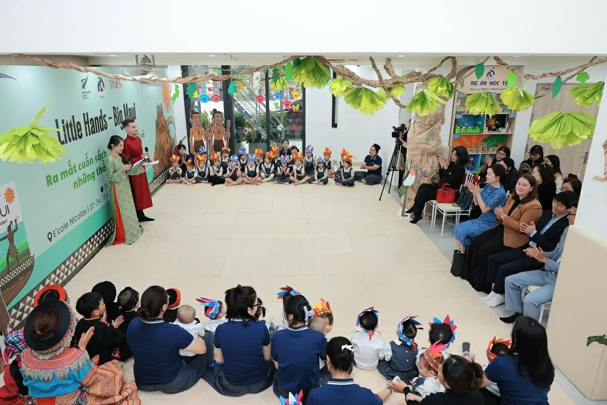 The “Little Hands – Big Maui” event at École Nicolas, Hanoi The “Little Hands – Big Maui” event at École Nicolas, Hanoi