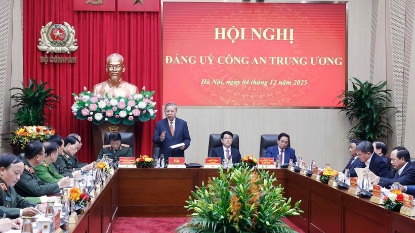 Party General Secretary To Lam attends Central Public Security Party Committee’s conference