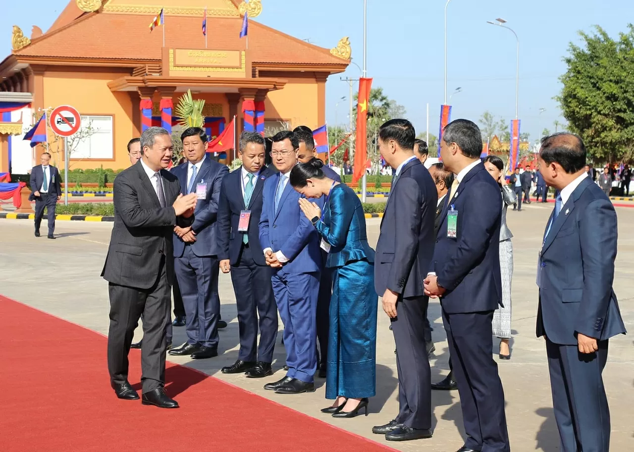 Prime Minister Pham Minh Chinh and Prime Minister Hun Manet inaugurate Tan Nam - Meun Chey International Border Gate Pair