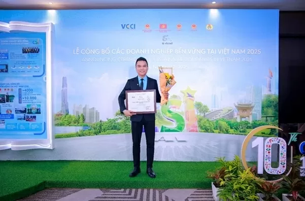 Herbalife Vietnam recognized by VCCI as one of Vietnam's top 100 sustainable businesses for 2025