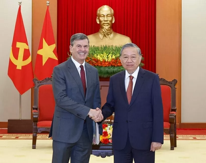 Party General Secretary To Lam receives Russian Presidential Academy Rector