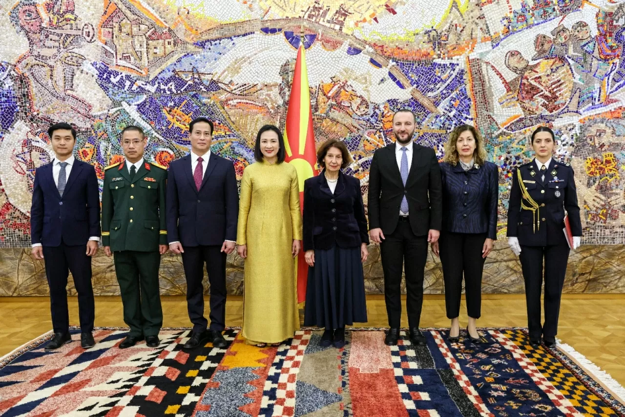 Ambassador Nguyen Thi Minh Nguyet presents Credentials in North Macedonia, promoting bilateral cooperation