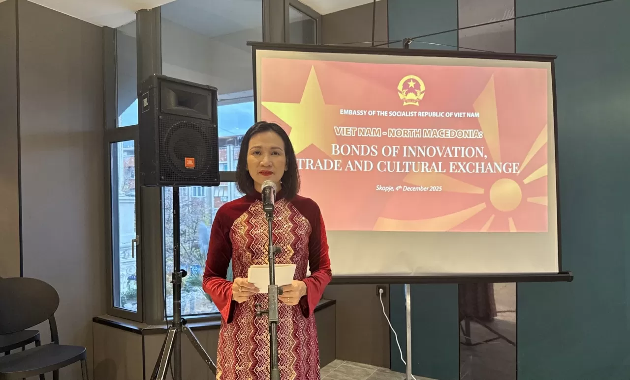 Ambassador Nguyen Thi Minh Nguyet presents Credentials in North Macedonia, promoting bilateral cooperation Ambassador Nguyen Thi Minh Nguyet presents Credentials in North Macedonia, promoting bilateral cooperation